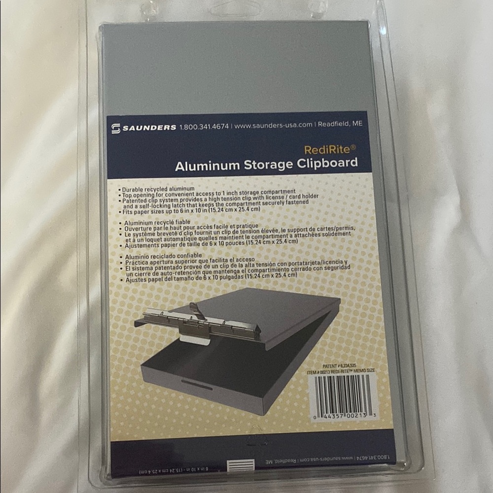 Aluminum Storage Clipboard - Picture 2 of 3